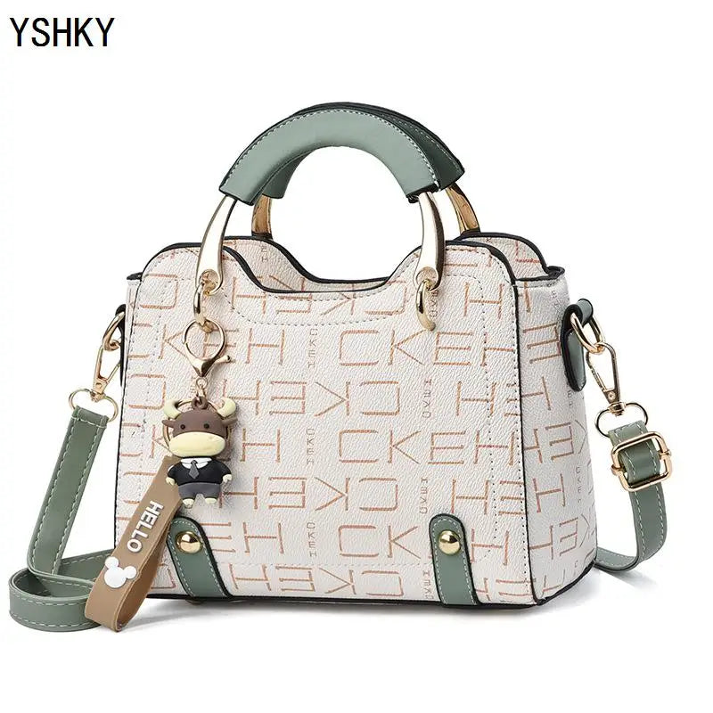 Nova Bolsa Yshky de ombro com designer de luxo para uso feminino.