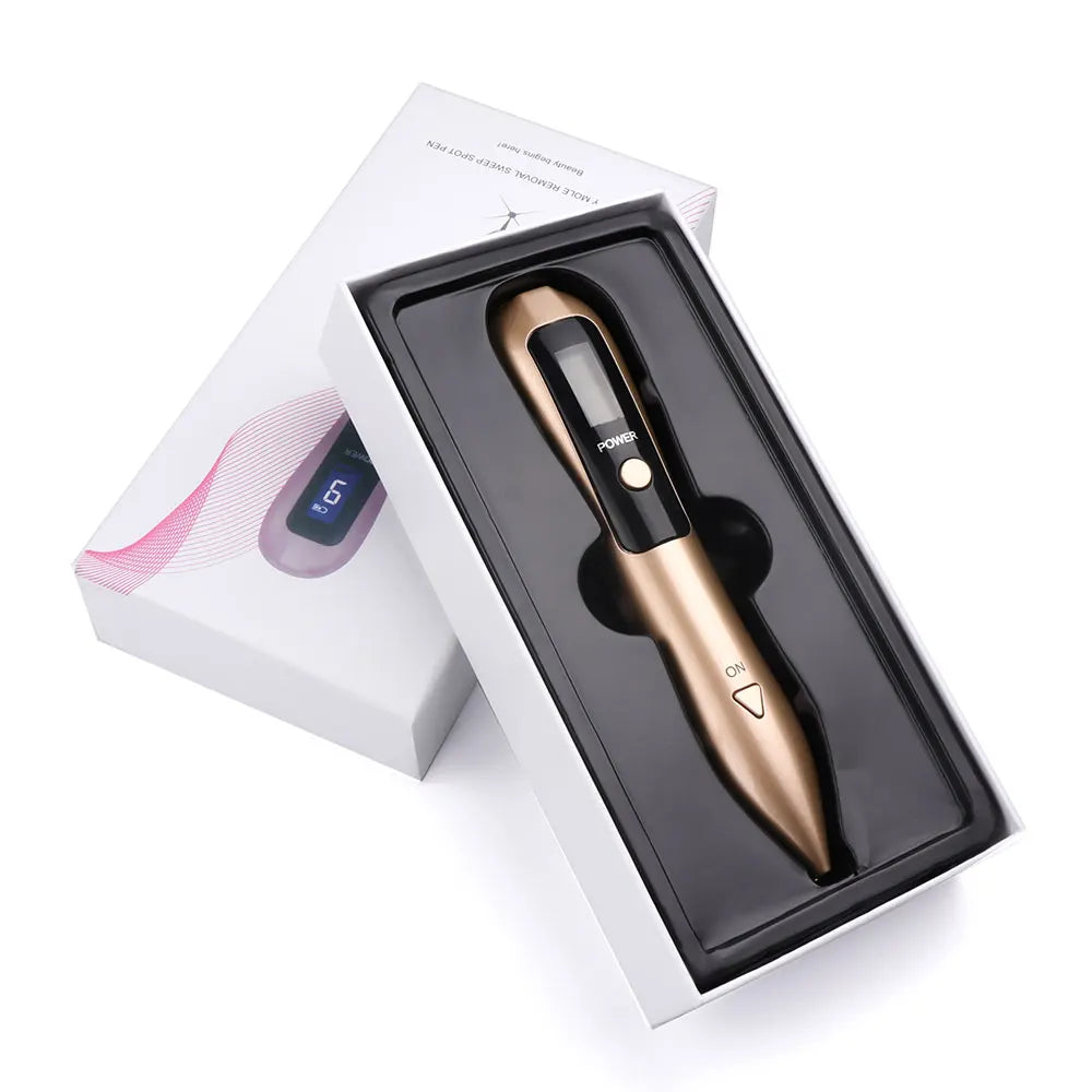 Caneta a Laser que remove manchas escuras, sardas, verrugas e até tatuagem