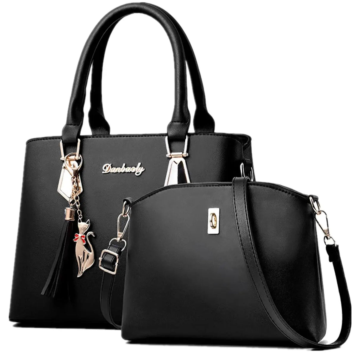Bolsa Danbaoly de mão versão coreana para mulheres e bolsa de ombro simples.