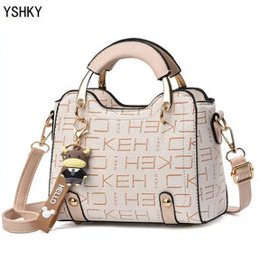 Nova Bolsa Yshky de ombro com designer de luxo para uso feminino.