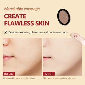 Base Lakerain Super Fit Cushion Refill à prova d'água, 72 horas de duração, com proteção solar UV.
