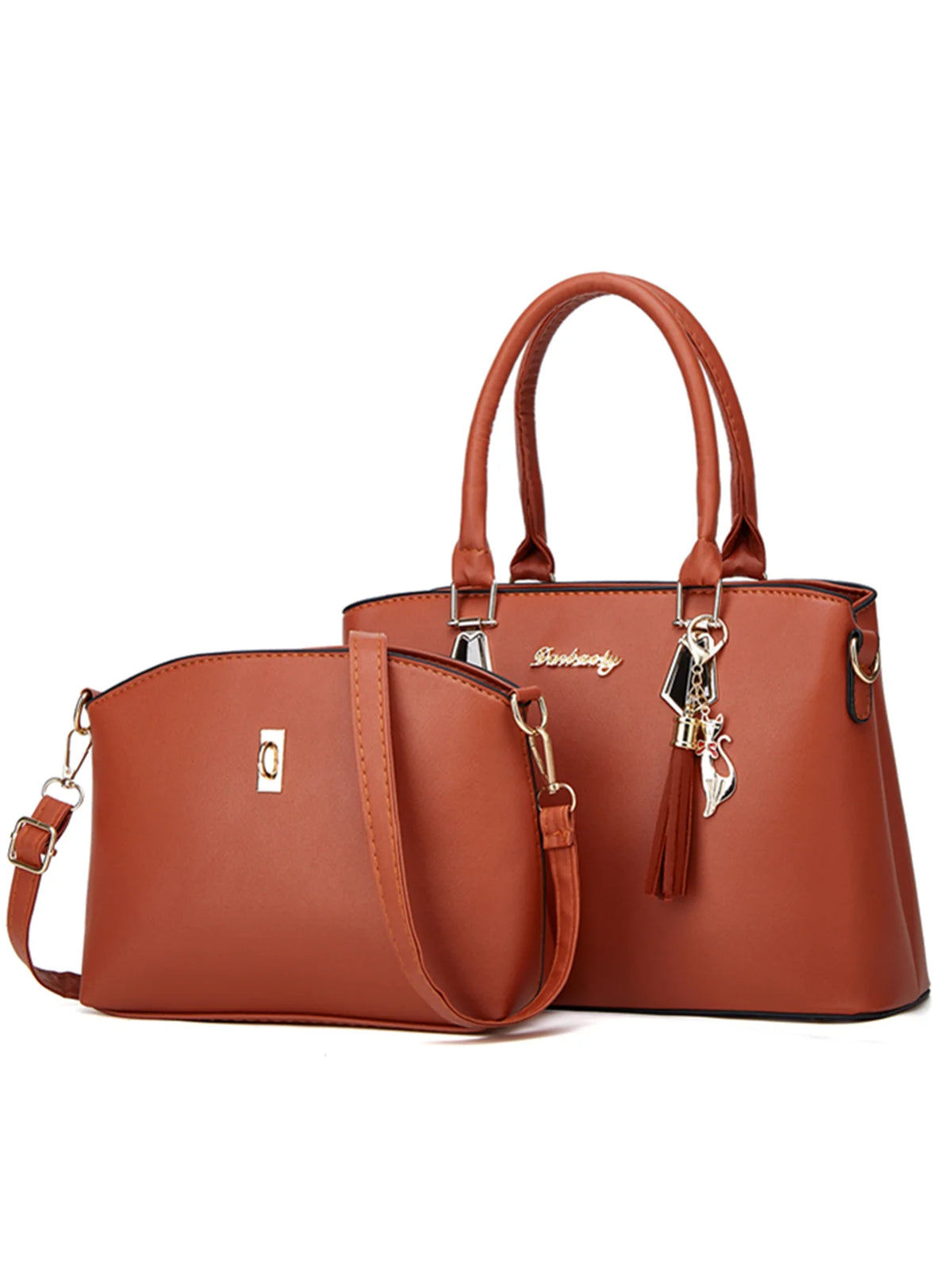 Bolsa Danbaoly de mão versão coreana para mulheres e bolsa de ombro simples.