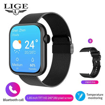 Relógio Inteligente Para Mulheres Tela de Toque Completa Bluetooth Chamada, à Prova D 'Água, Esporte Rastreador de Fitness Smartwatch