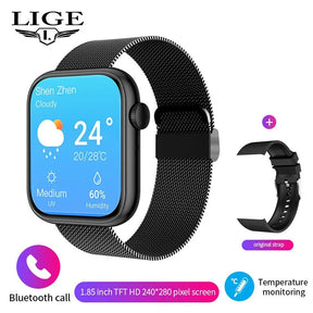 Relógio Inteligente Para Mulheres Tela de Toque Completa Bluetooth Chamada, à Prova D 'Água, Esporte Rastreador de Fitness Smartwatch