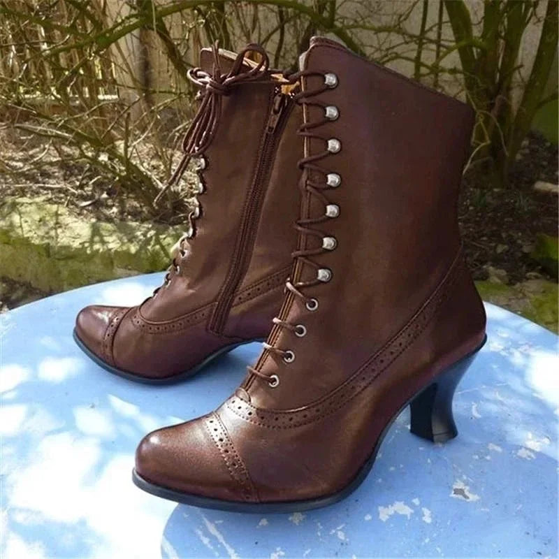 Botas de couro  feminino, pura qualidade, salto alto com plataforma