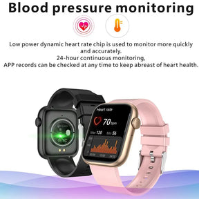 Relógio Inteligente Para Mulheres Tela de Toque Completa Bluetooth Chamada, à Prova D 'Água, Esporte Rastreador de Fitness Smartwatch
