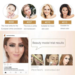 Novo corretivo Dermacol em bastão cremoso com diversos tons, alta qualidade, à prova d'água, corretivo universal, maquiagem natural, base líquida.