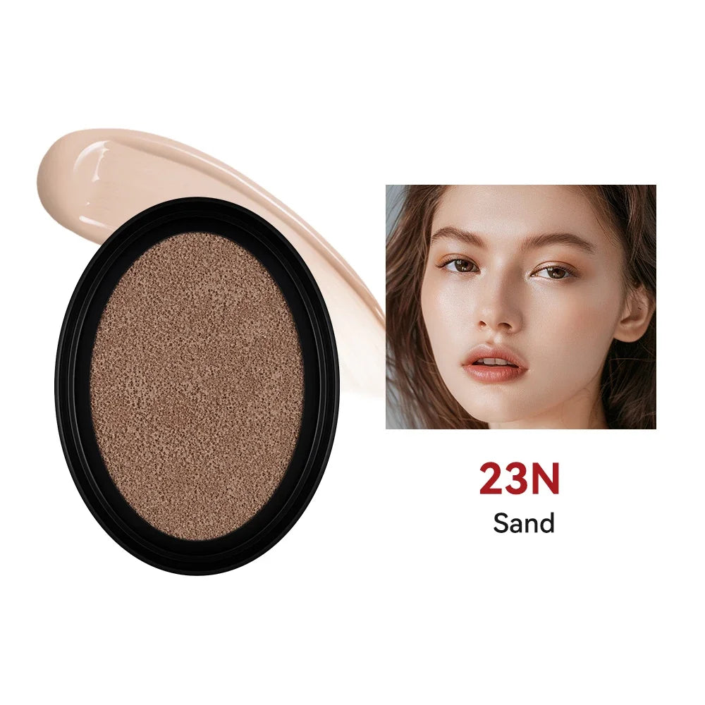 Base Lakerain Super Fit Cushion Refill à prova d'água, 72 horas de duração, com proteção solar UV.