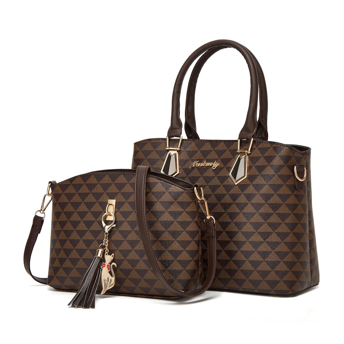 Bolsa Danbaoly de mão versão coreana para mulheres e bolsa de ombro simples.