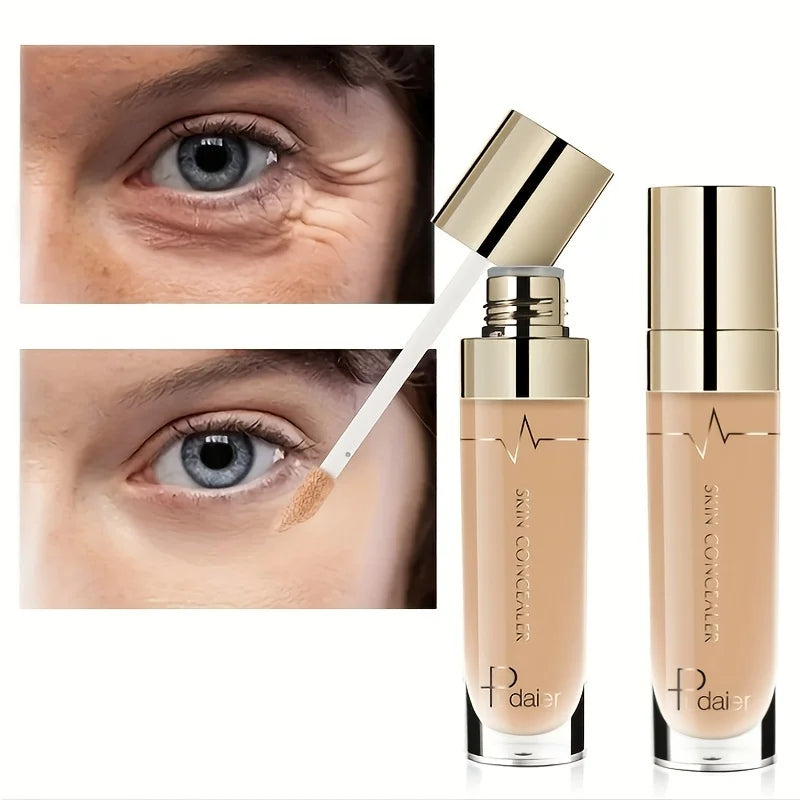 Base Corretiva Skin Pudaier líquido para região dos olhos, milagroso hidratante – esconde suavemente rugas e olheiras, bastão à prova d'água de longa duração.