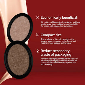 Base Lakerain Super Fit Cushion Refill à prova d'água, 72 horas de duração, com proteção solar UV.
