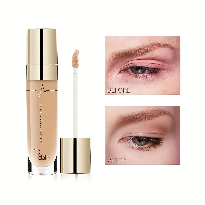 Base Corretiva Skin Pudaier líquido para região dos olhos, milagroso hidratante – esconde suavemente rugas e olheiras, bastão à prova d'água de longa duração.