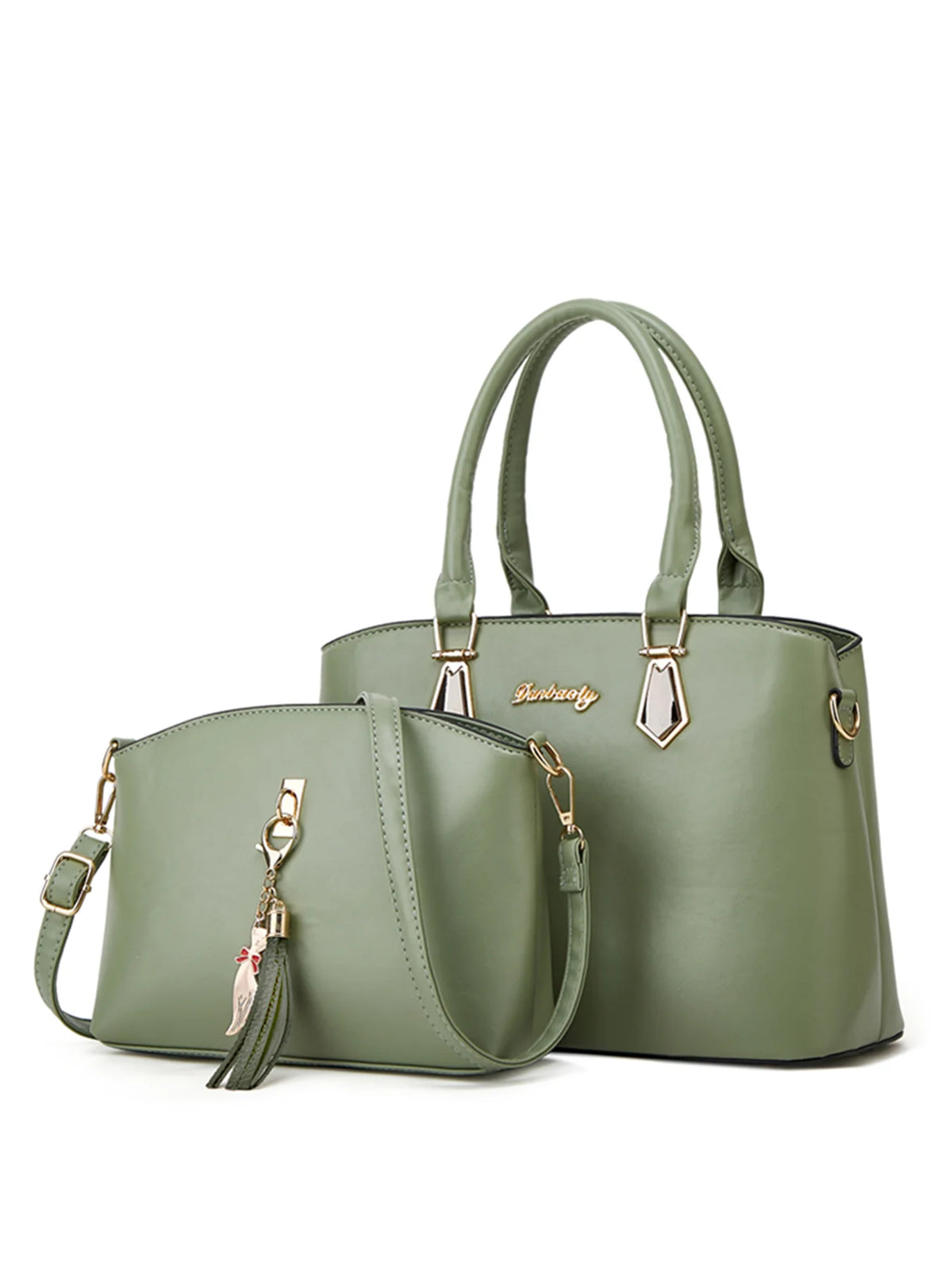 Bolsa Danbaoly de mão versão coreana para mulheres e bolsa de ombro simples.