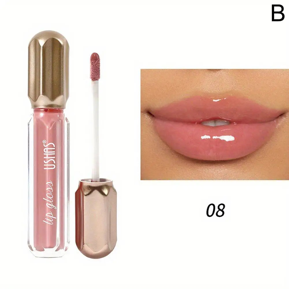 Ushas Gloss o preferido das mulheres. Deixa seus lábios brilhantes causando estilo molhado.