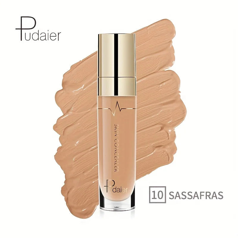 Base Corretiva Skin Pudaier líquido para região dos olhos, milagroso hidratante – esconde suavemente rugas e olheiras, bastão à prova d'água de longa duração.