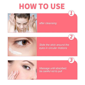 Bastão Retinol EELHOE para região dos olhos. Aumenta a elasticidade da pele e alivia o líquido de essência de círculo escuro para cuidados com os olhos. Suaviza a pele e não irrita.