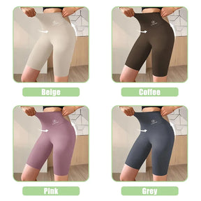 Shorts esportivos para mulheres, leggings de cintura alta, para ciclismo, academia, ioga e fitness.