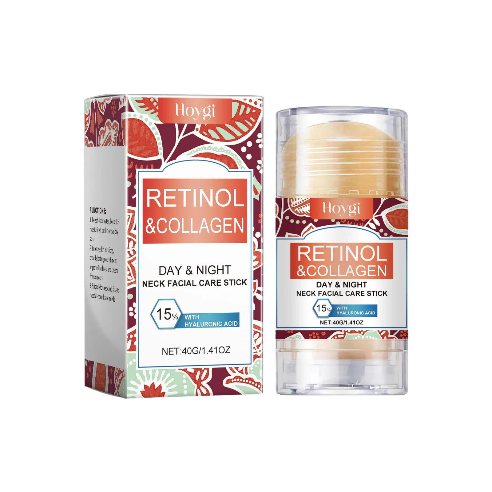 Creme para região do pescoço composto por retinol, colágeno e ácido hialurônico. Reafirma a pele e hidrata.